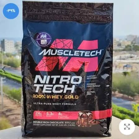 پروتیین وی نیتروتک 3600گرمی شکلاتی